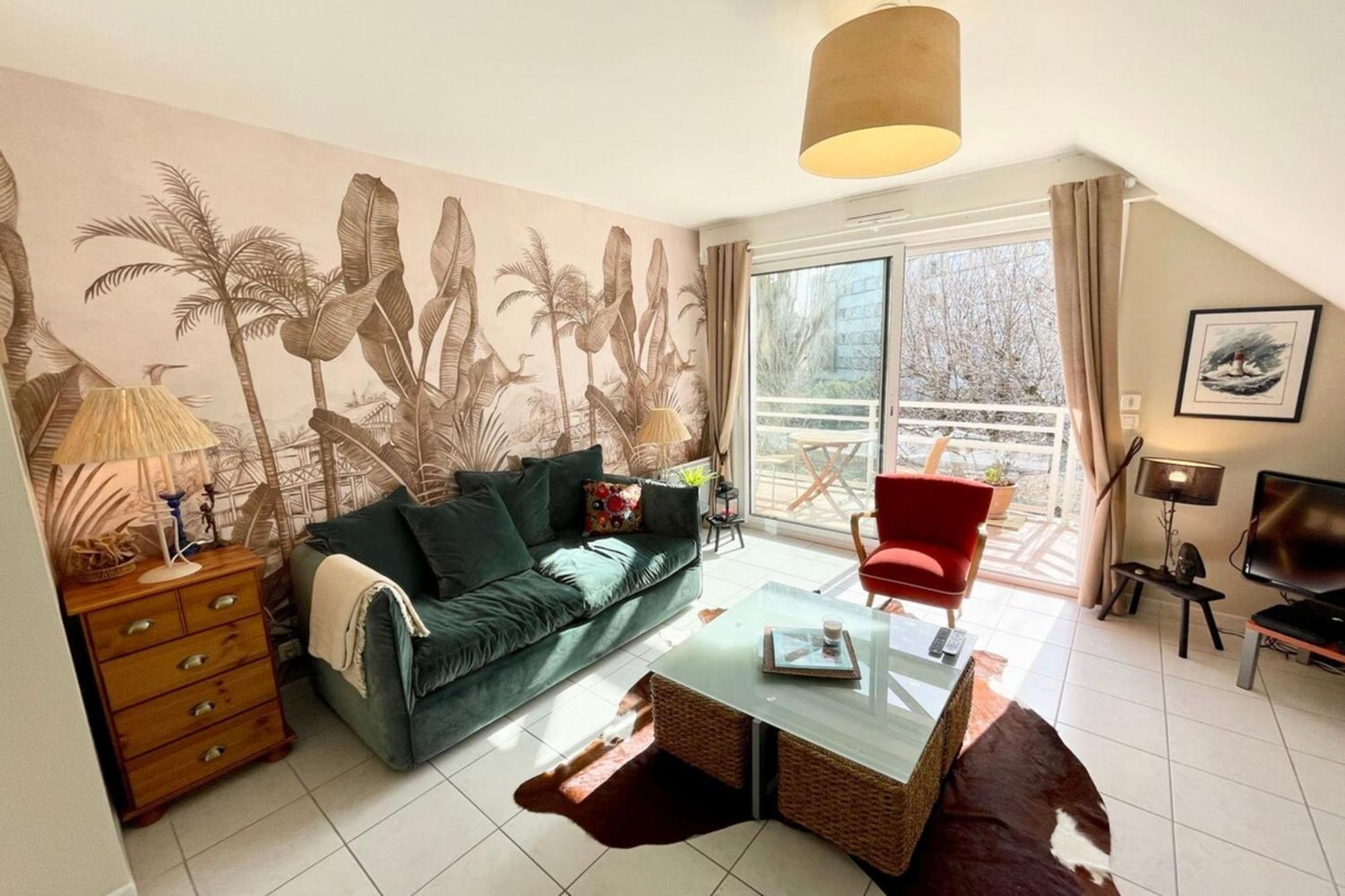 T2 Cosy Balcon 150m Des Plages Appartement Carnac