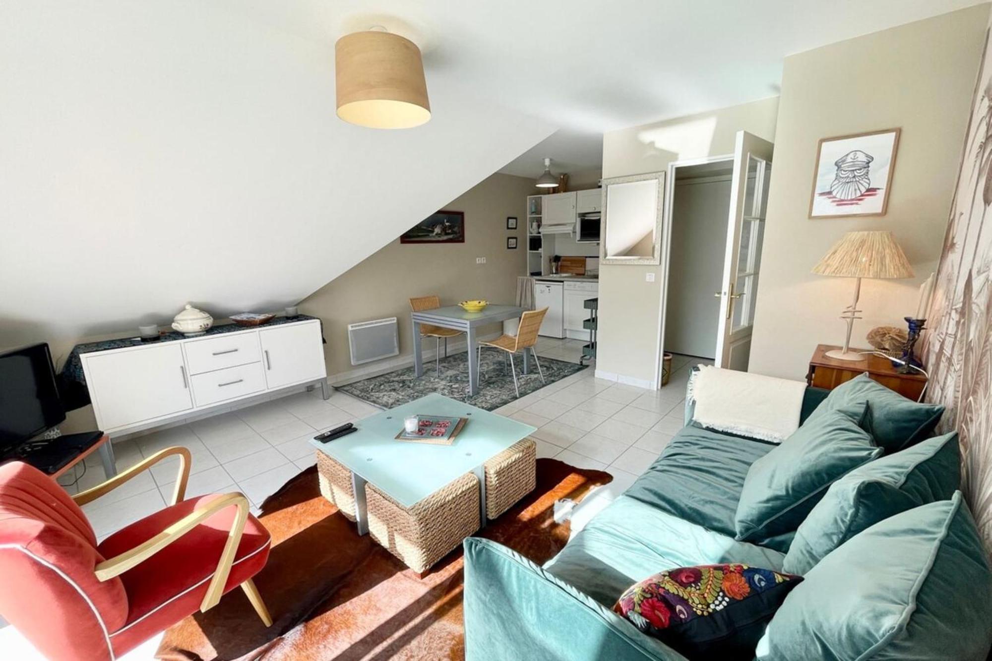 T2 Cosy Balcon 150m Des Plages